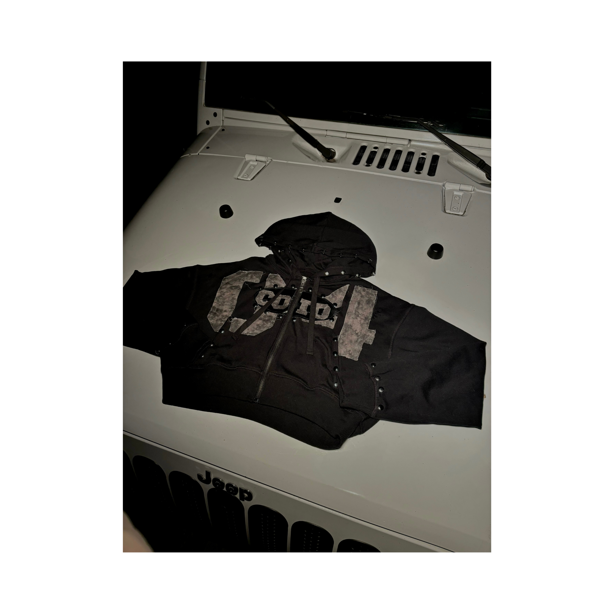 Coio Cropped Signature Hoodie