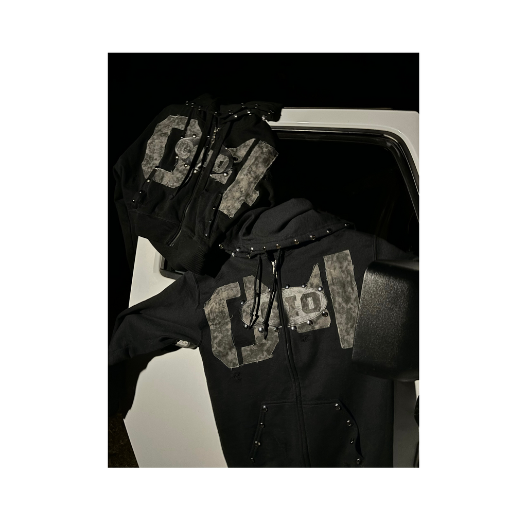 Coio Cropped Signature Hoodie